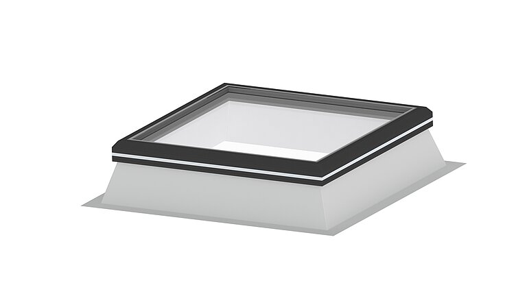 Glass Skylight FE 0° med aluminiumram