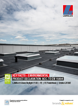 LAMILUX Glass Skylight F100 | FE | FE Passivhaus